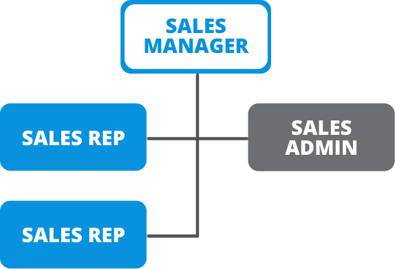 2X Sales Blueprint Organizational Sales Chart