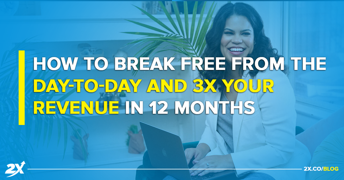How to break free from the day-to-day and 3X your revenue in 12 months